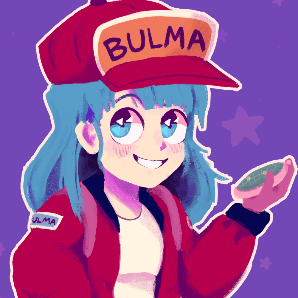 Bulma Double-sided Charm